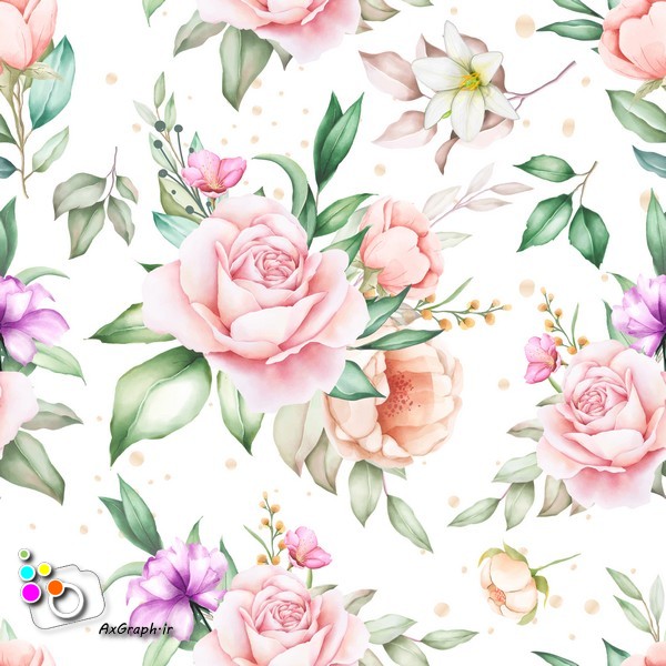 وکتور گل گلی -کد 297