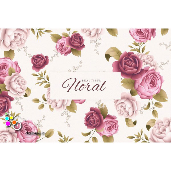 وکتور گل گلی -کد 306
