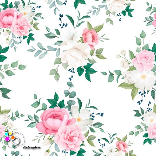 وکتور گل گلی -کد 339