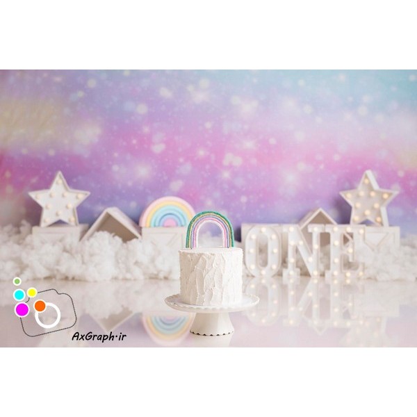 بک دراپ تولد تم رویایی-کد 2301