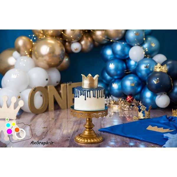 دانلود بک دراپ تولد تم پرنس-کد 2656