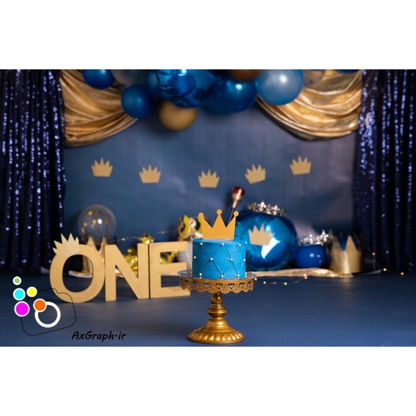 دانلود بک دراپ تولد تم پرنس-کد 2658