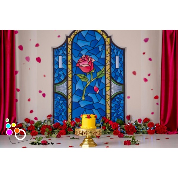 دانلود بک دراپ تولد تم سپیدبرفی-کد 2750