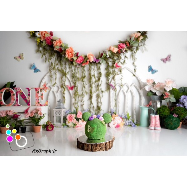دانلود بک دراپ تولد تم بهار-کد 4516