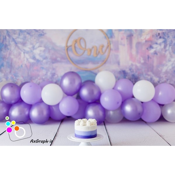 دانلود بک دراپ تولد تم پرنسس-کد 5519
