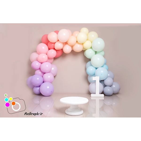 دانلود بک دراپ تولد تم بادکنک-کد 5554