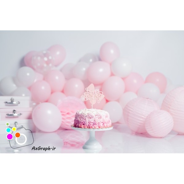 دانلود بک دراپ تولد تم پرنسس-کد 5611