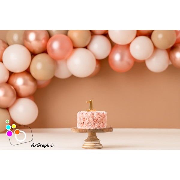 دانلود بک دراپ تولد تم بادکنک-کد 5619