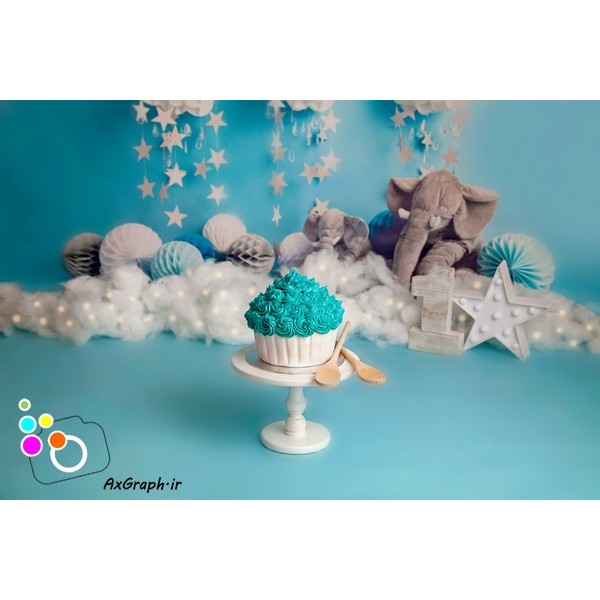 دانلود بک دراپ تولد تم فیل-کد 5621