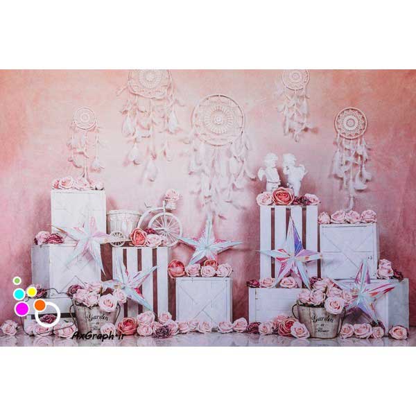 دانلود بک دراپ آتلیه گل رز و دریم کیچر-کد 5808