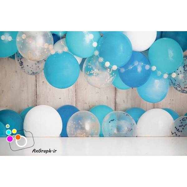 دانلود بک دراپ تولد تم بادکنک-کد 5860