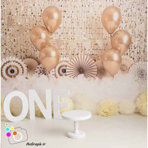 دانلود بک دراپ تولد تم بادکنک-کد  6234