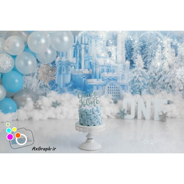 دانلود بک دراپ تولد تم زمستان-کد 6313