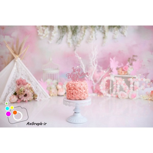 دانلود بک دراپ تولد تم پرنسس-کد 6326