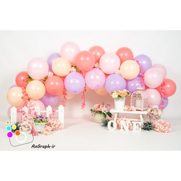 دانلود بک دراپ تولد تم بهاری-کد 6338