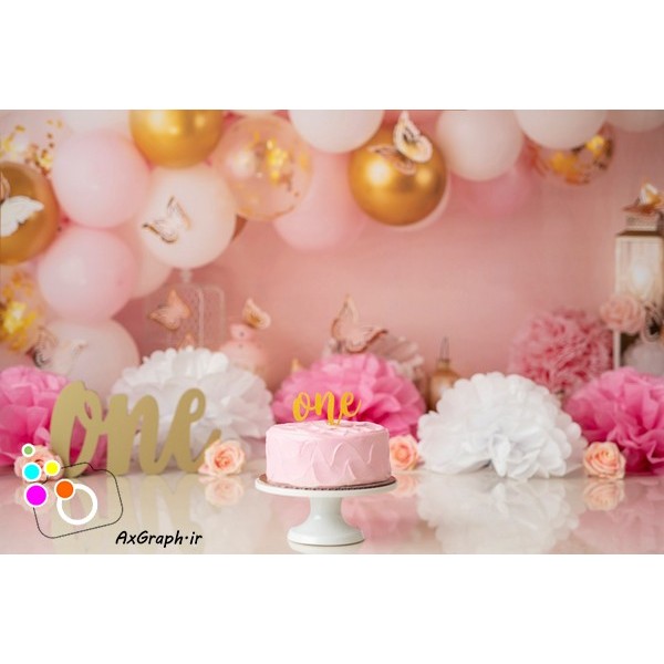 دانلود بک دراپ تولد تم پرنسس-کد 6387
