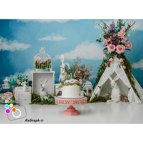 دانلود بک دراپ تولد تم عید پاک-کد 6483