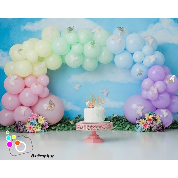 دانلود بک دراپ تولد تم بهار-کد 6486