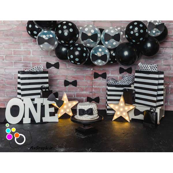 دانلود بک دراپ تولد تم آقا-کد 6514