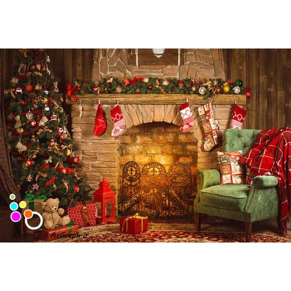 دانلود بک دراپ آتلیه کریسمس-کد 6579