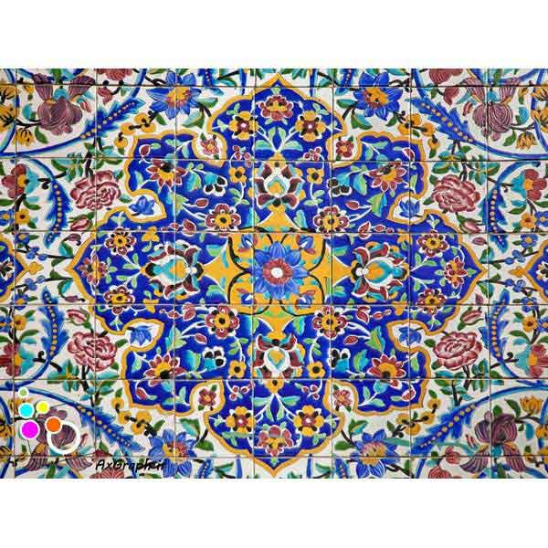 دانلود تصویر با کیفیت کاشیکاری مسجد قدیمی در تهران-کد 8106