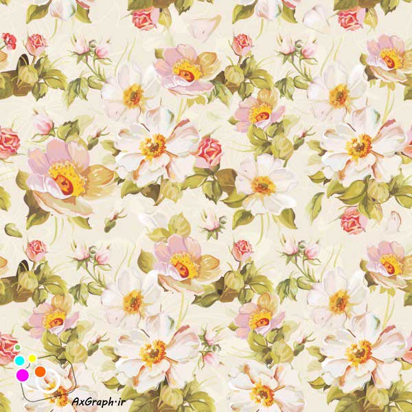 دانلود وکتور گل گلی -کد 4296