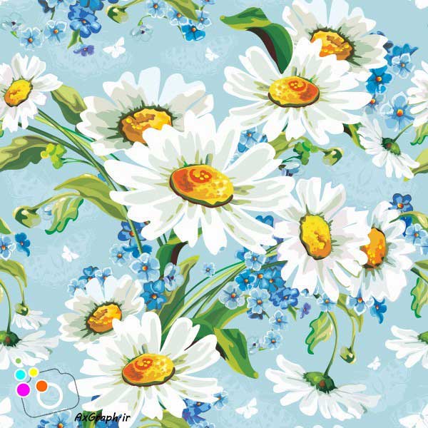 دانلود وکتور گل گلی -کد 4306