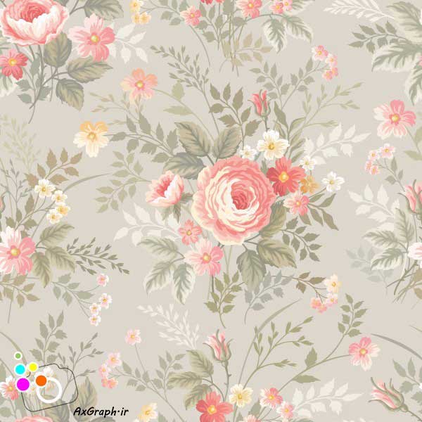 دانلود وکتور گل گلی دسته گلی-کد 4321