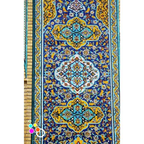 دانلود تصویر با کیفیت کاشی کاری کاخ گلستان-کد 6071