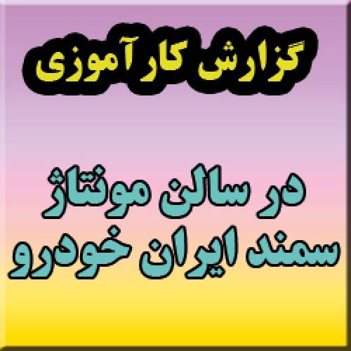 گزارش کارآموزی: بررسي وضعيت ارگونومي فرايند توليد خودرو سمند در سالن مونتاژ ایران خودرو