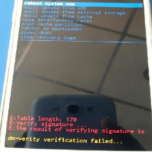 حل مشکل dm-verity verification failed گوشی J500H