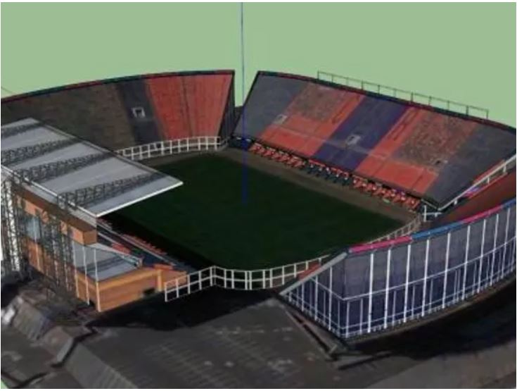دانلود مدل سه بعدی استادیوم سن لورنزو