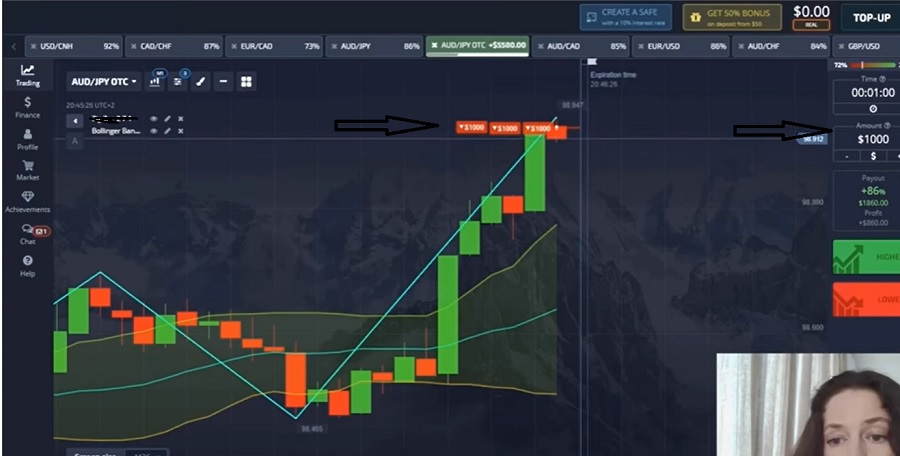 Earning $24,290 with one minute trick