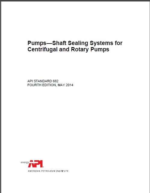 API 682 -2014 (Pumps—Shaft Sealing Systems for Centrifugal and Rotary Pumps) std