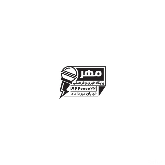 (1)طرح آماده قالب مهر لیزری خبرنگاری دارای وکتور میکروفن