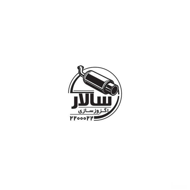 (1)طرح لایه باز مهر لیزری اگزوز سازی با وکتور اگزوز خودرو