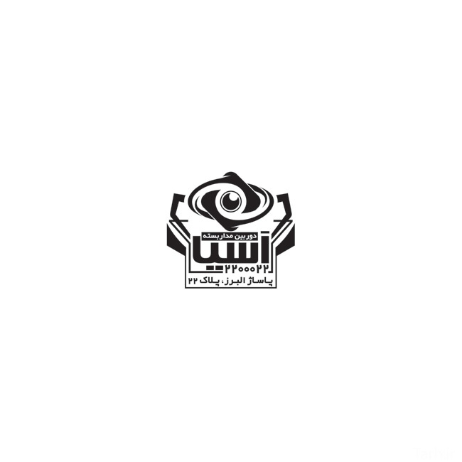 (1)طرح لایه باز مهر لیزری دوربین مداربسته با قابلیت ویرایش المان ها