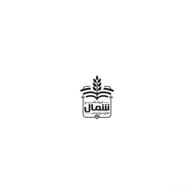 طرح مهر ژلاتینی فروشگاه برنج