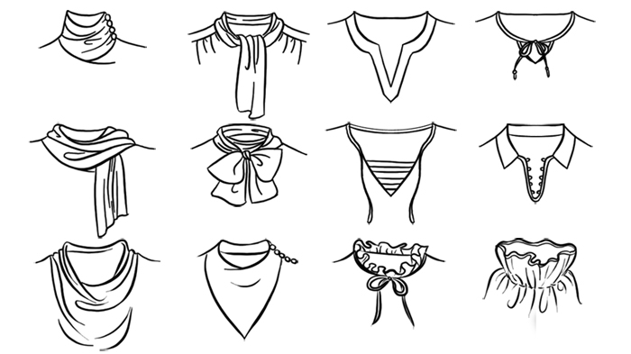 راهنمای جامع الگوی انواع یقه