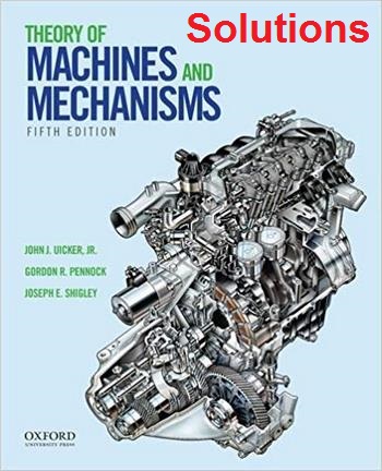 حل تمارین  THEORY OF MACHINES AND MECHANISMS 5th Edition به زبان اصلی