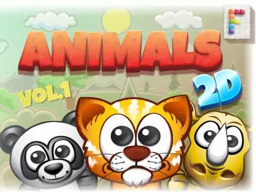 پکیج Animals 2D Vol. 1 v1.0 برای یونیتی