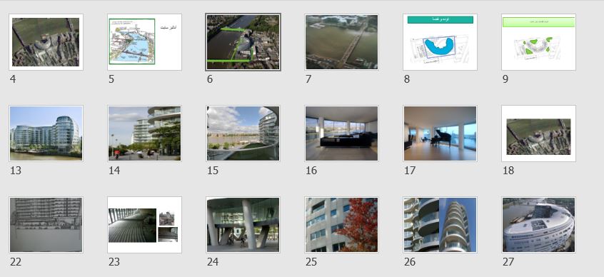 پاورپوینت و pdf "نمونه تطبیقی مجتمع مسکونی" در 65 اسلاید