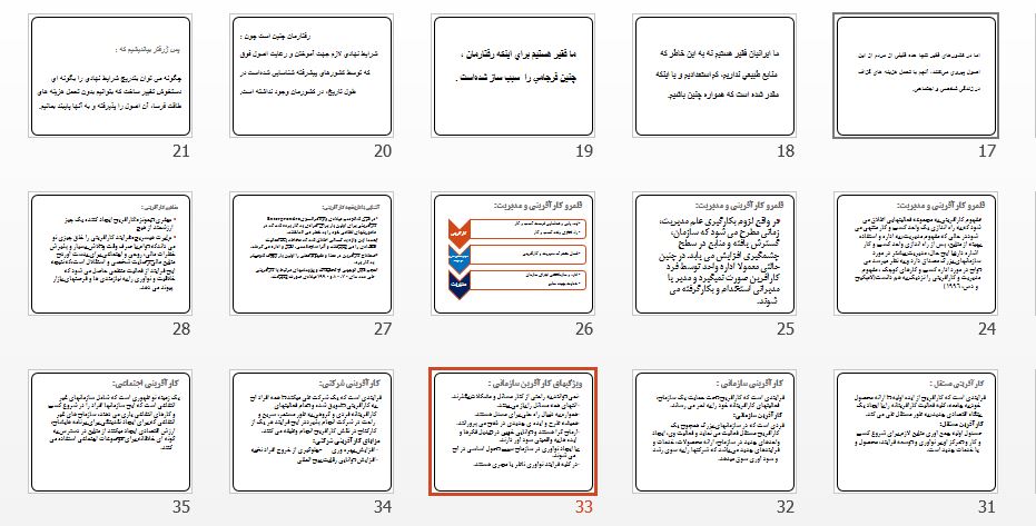 دانلود پاورپوینت "اصول کارآفرینی و ویژگی کارآفرینان " 75 اسلاید