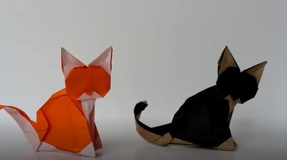 خرید فیلم آموزش کاردستی اوریگامی گربه