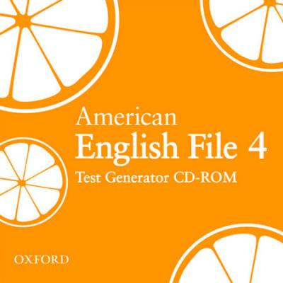 American English File Test Generator CD ROM