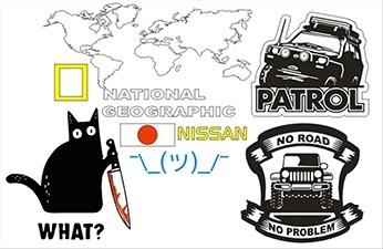 گربه سیاه و نشنال گرافیک و پاترول