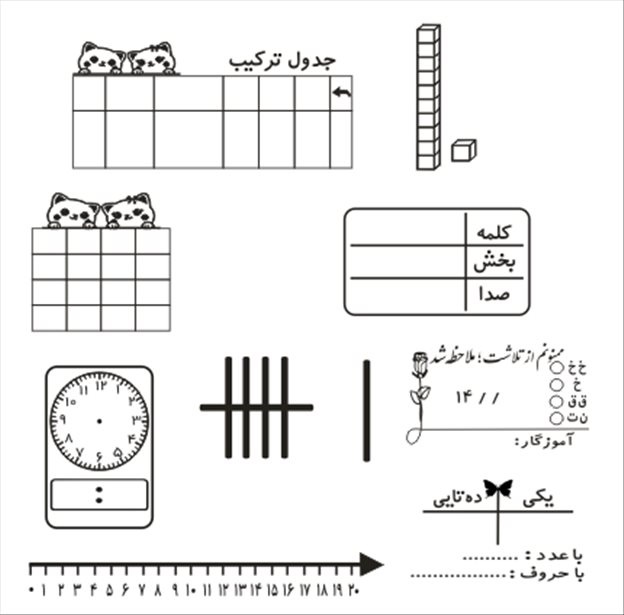 طرح کورل 12 مهر پایه اول ابتدایی